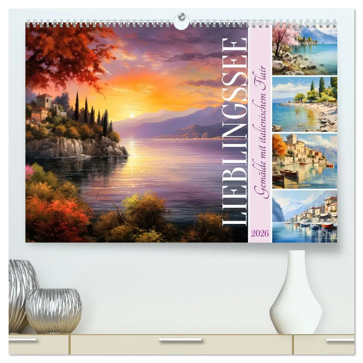 Cover: 9783457495988 | Lieblingssee (hochwertiger Premium Wandkalender 2026 DIN A2 quer),...