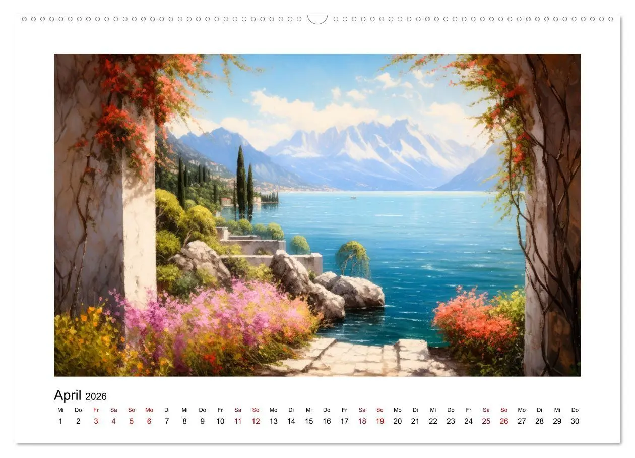 Bild: 9783457495988 | Lieblingssee (hochwertiger Premium Wandkalender 2026 DIN A2 quer),...