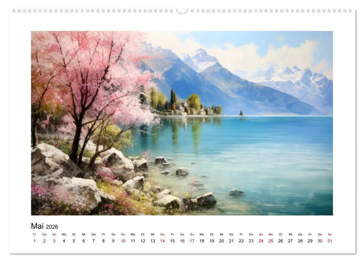 Bild: 9783457495988 | Lieblingssee (hochwertiger Premium Wandkalender 2026 DIN A2 quer),...
