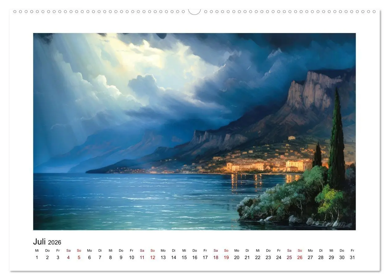 Bild: 9783457495988 | Lieblingssee (hochwertiger Premium Wandkalender 2026 DIN A2 quer),...