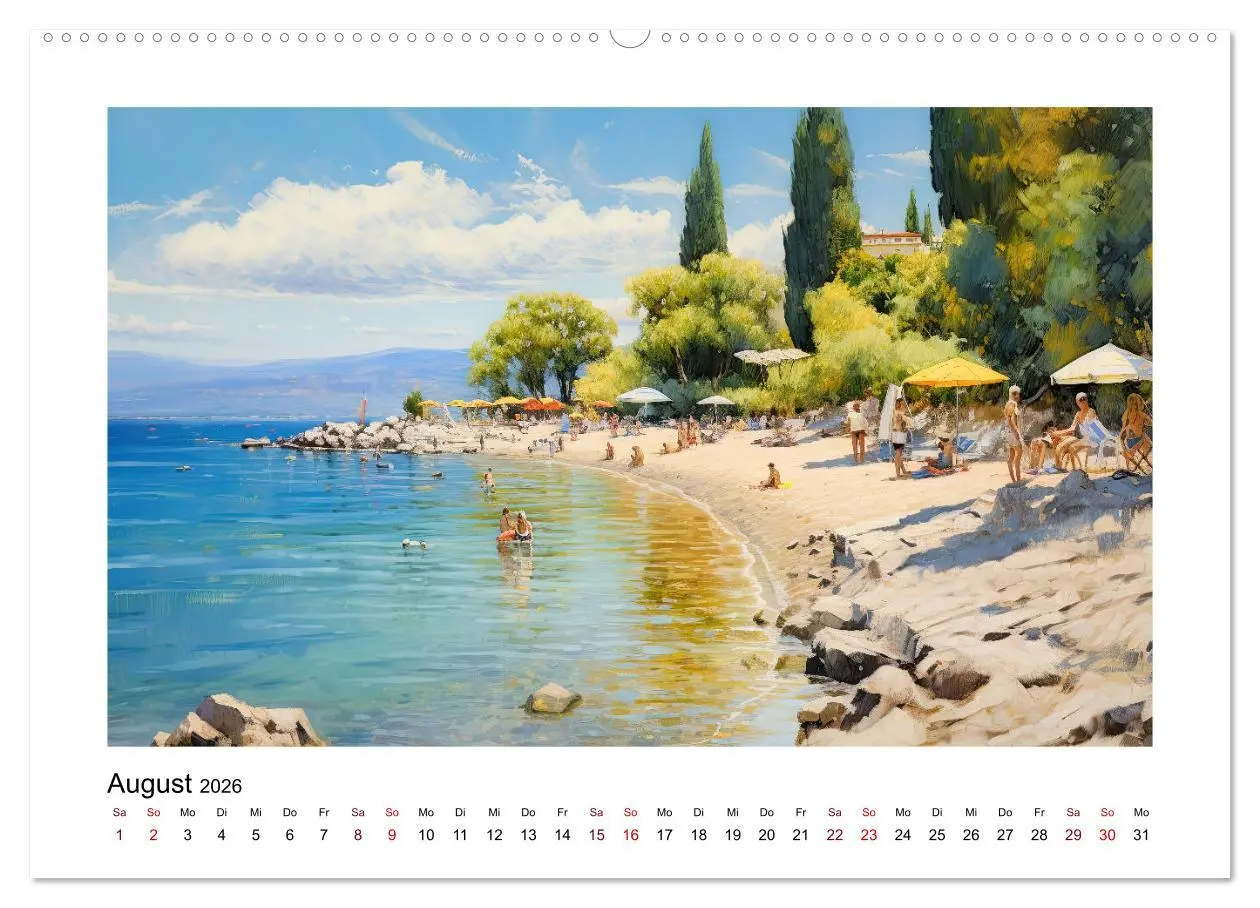 Bild: 9783457495988 | Lieblingssee (hochwertiger Premium Wandkalender 2026 DIN A2 quer),...