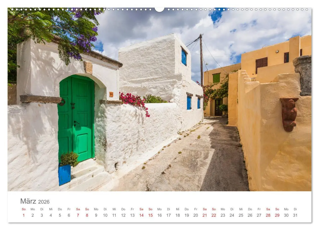 Bild: 9783457875988 | RHODOS Impressionen (Wandkalender 2026 DIN A2 quer), CALVENDO...