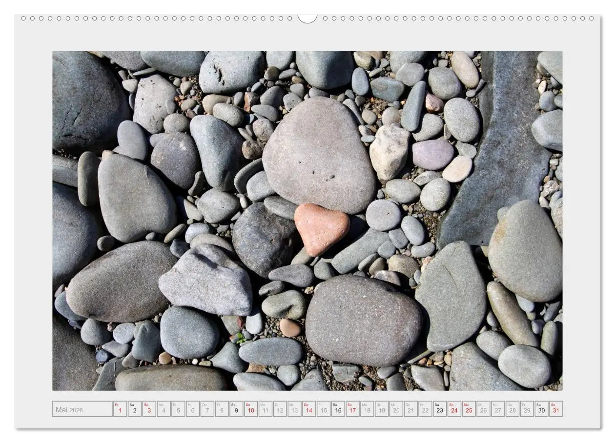 Bild: 9783516035988 | Die Kunst der Steine / 2026 (hochwertiger Premium Wandkalender 2026...