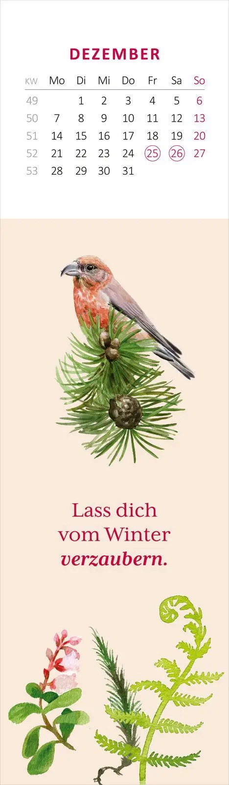 Bild: 4014489136088 | Lesezeichenkalender Naturschätze 2026 | Maria Over | Kalender | 26 S.