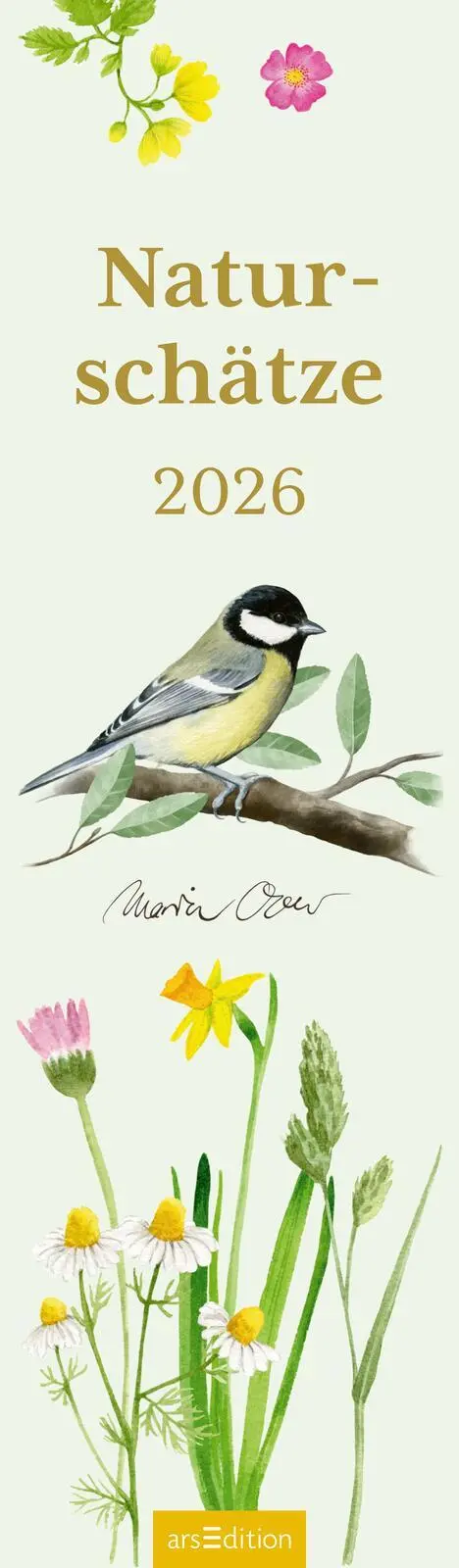 Bild: 4014489136088 | Lesezeichenkalender Naturschätze 2026 | Maria Over | Kalender | 26 S.