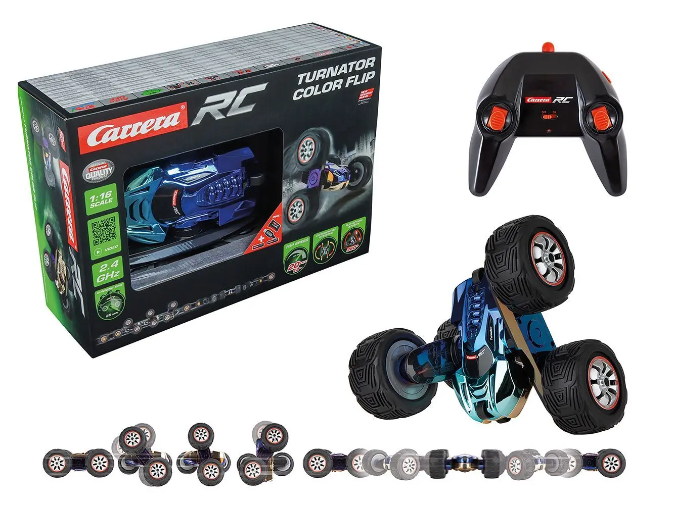 Cover: 9003150136088 | Carrera RC - 2,4GHz Turnator Color Flip | 370162114 | 2024 | Revell