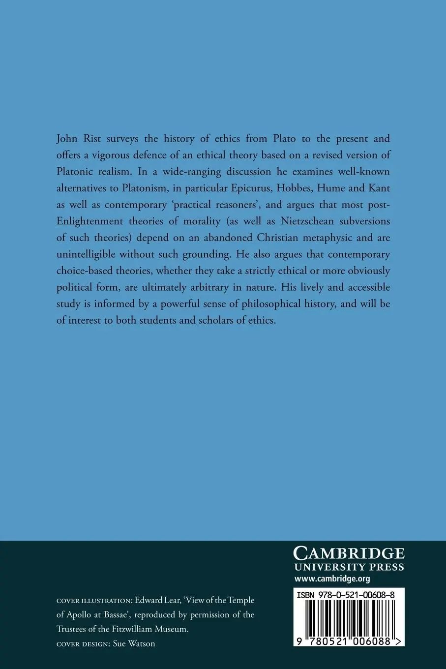 Rückseite: 9780521006088 | Real Ethics | Reconsidering the Foundations of Morality | John M. Rist