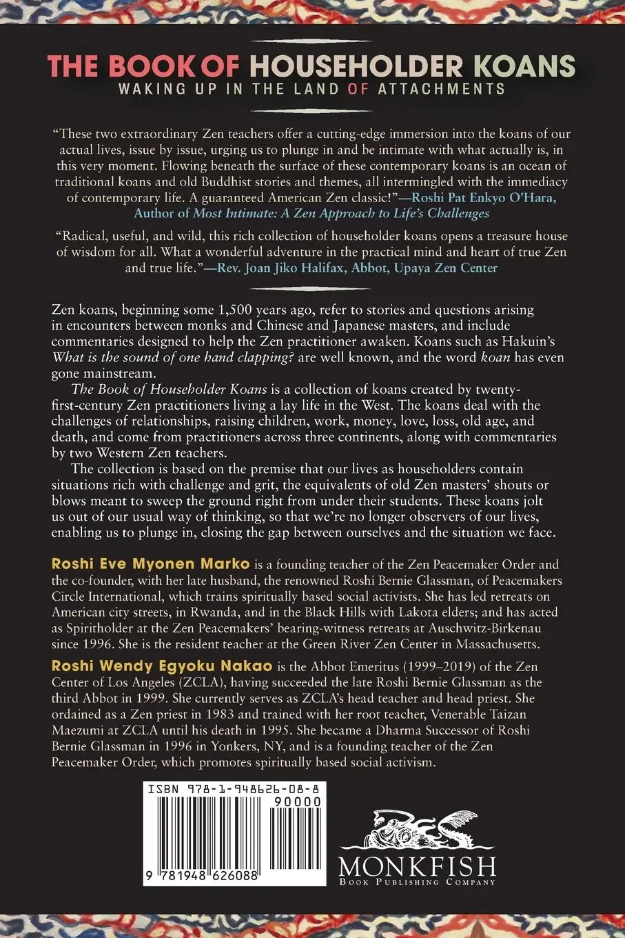 Rückseite: 9781948626088 | The Book of Householder Koans | Waking Up in the Land of Attachments