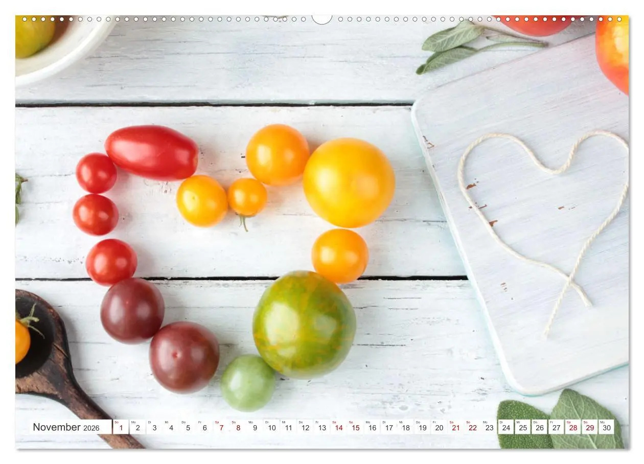 Bild: 9783457456088 | Alte Historische Tomaten (hochwertiger Premium Wandkalender 2026...