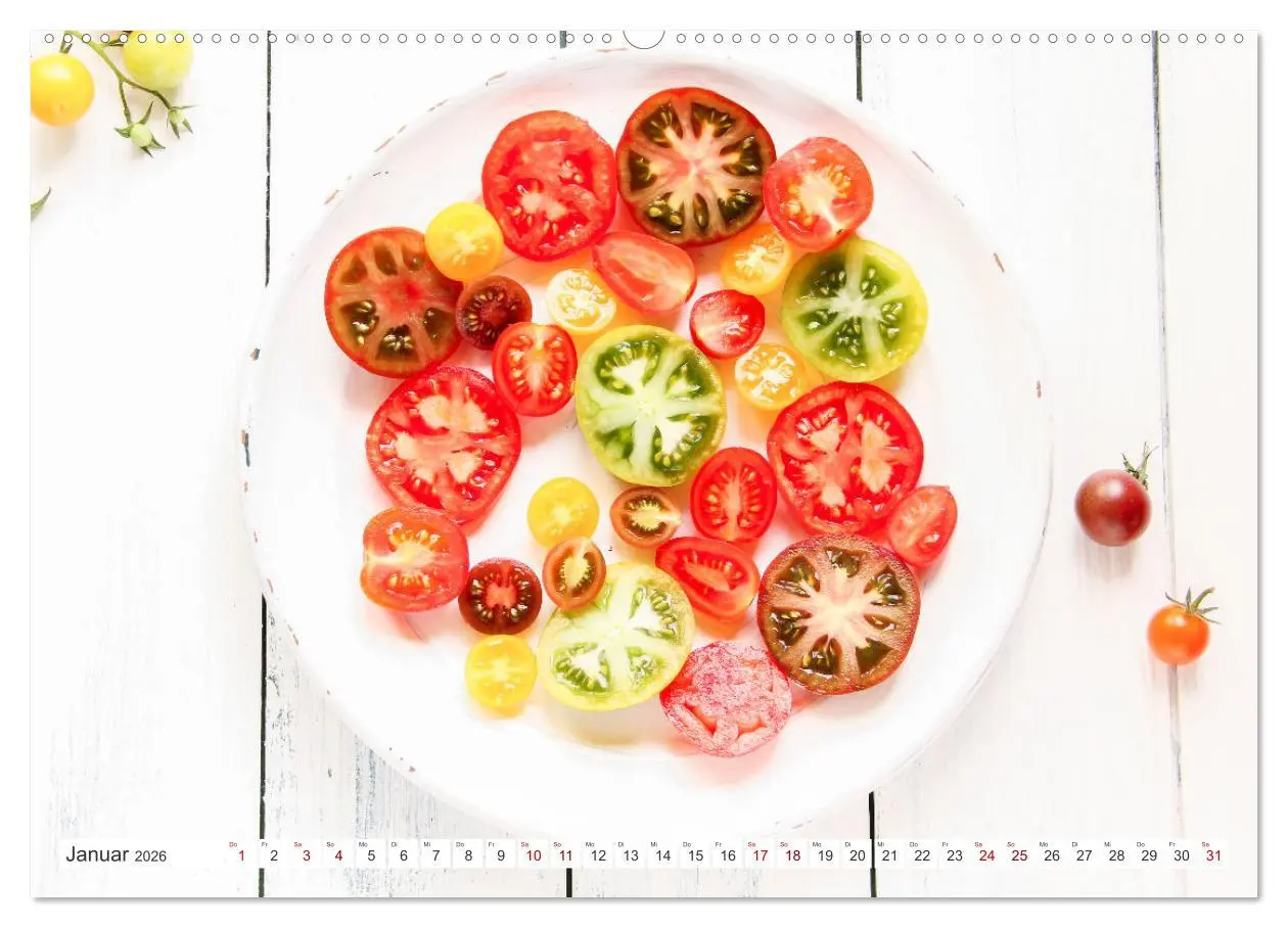 Bild: 9783457456088 | Alte Historische Tomaten (hochwertiger Premium Wandkalender 2026...