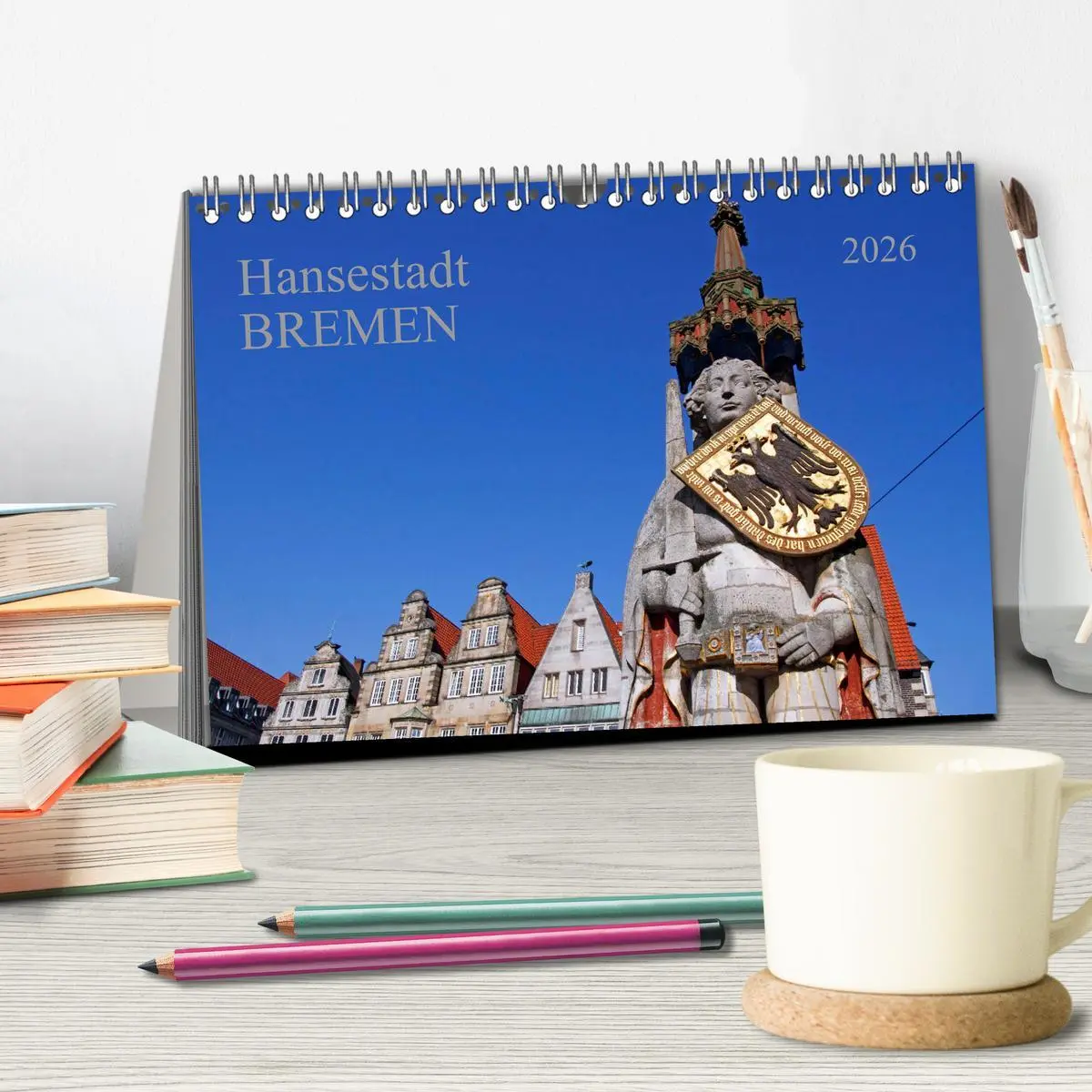 Bild: 9783457766088 | Hansestadt Bremen (Tischkalender 2026 DIN A5 quer), CALVENDO...