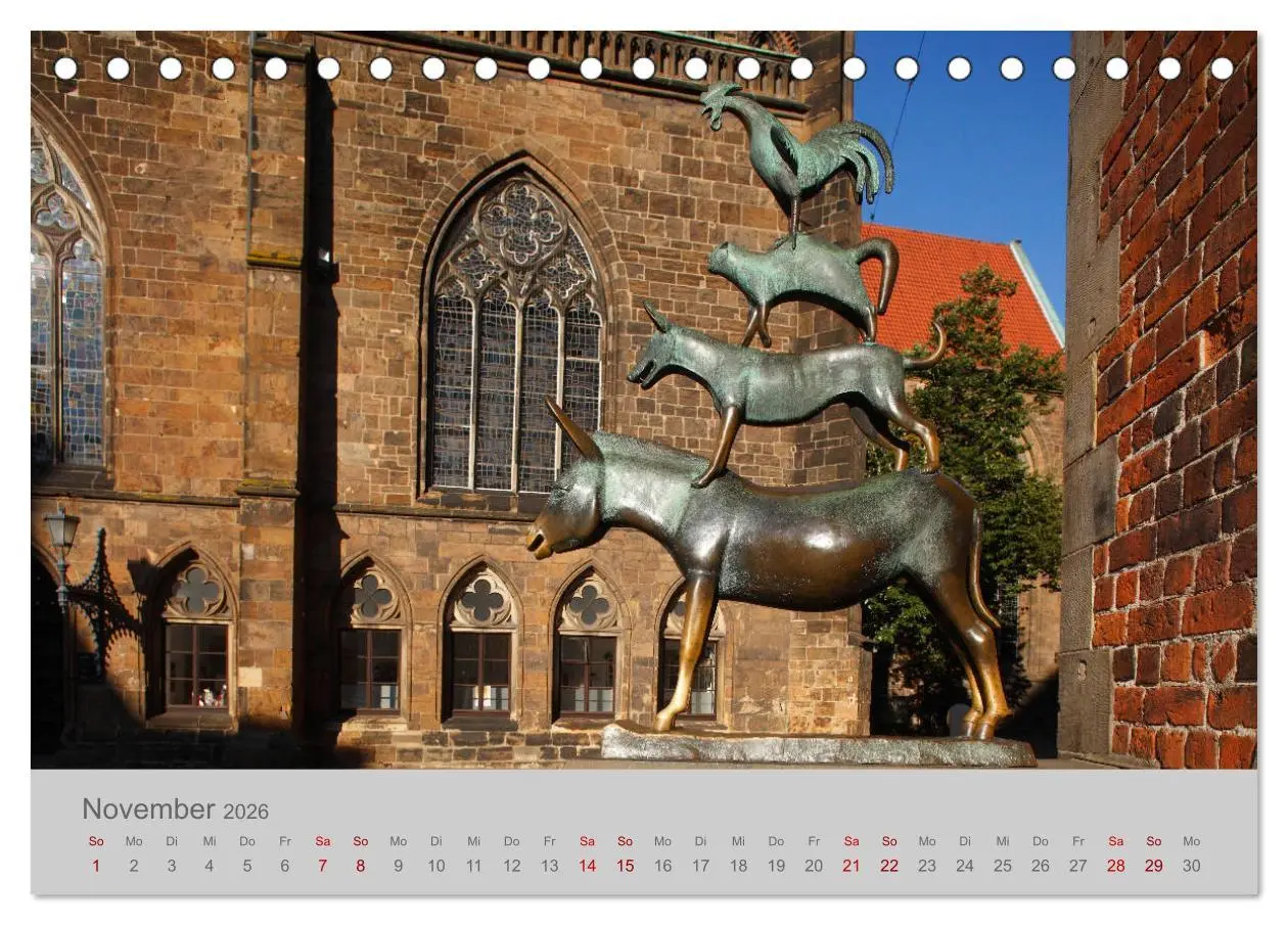 Bild: 9783457766088 | Hansestadt Bremen (Tischkalender 2026 DIN A5 quer), CALVENDO...