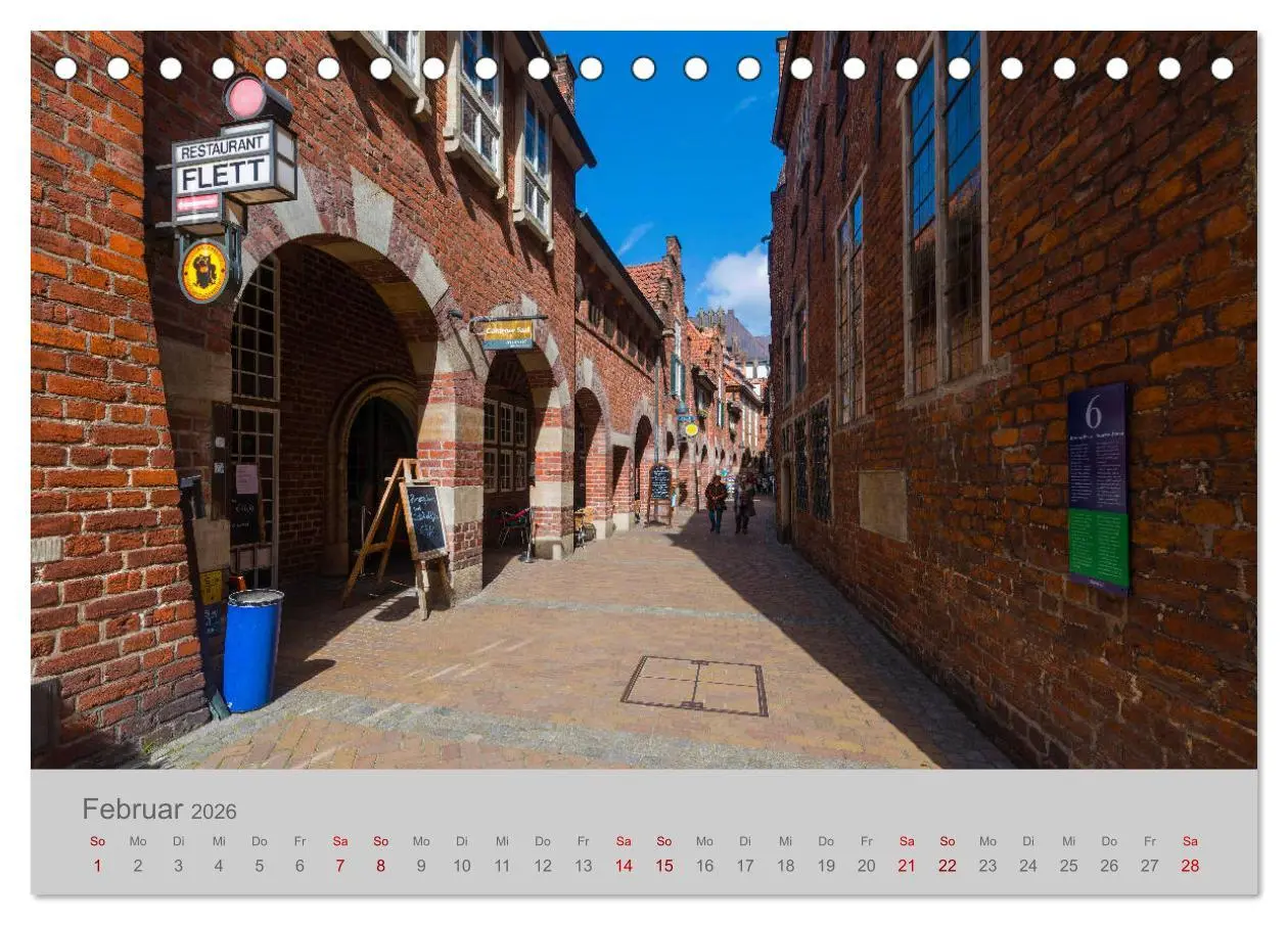 Bild: 9783457766088 | Hansestadt Bremen (Tischkalender 2026 DIN A5 quer), CALVENDO...