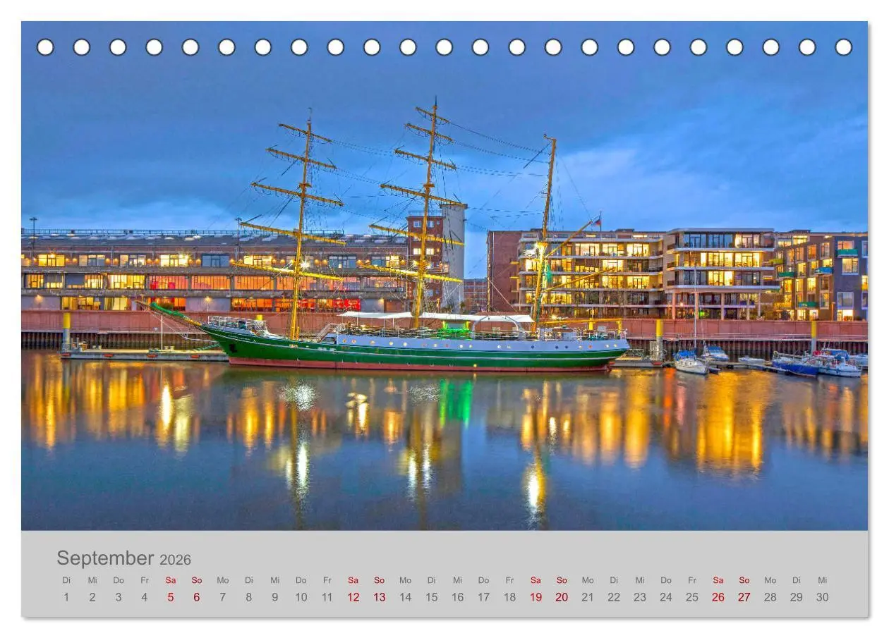 Bild: 9783457766088 | Hansestadt Bremen (Tischkalender 2026 DIN A5 quer), CALVENDO...
