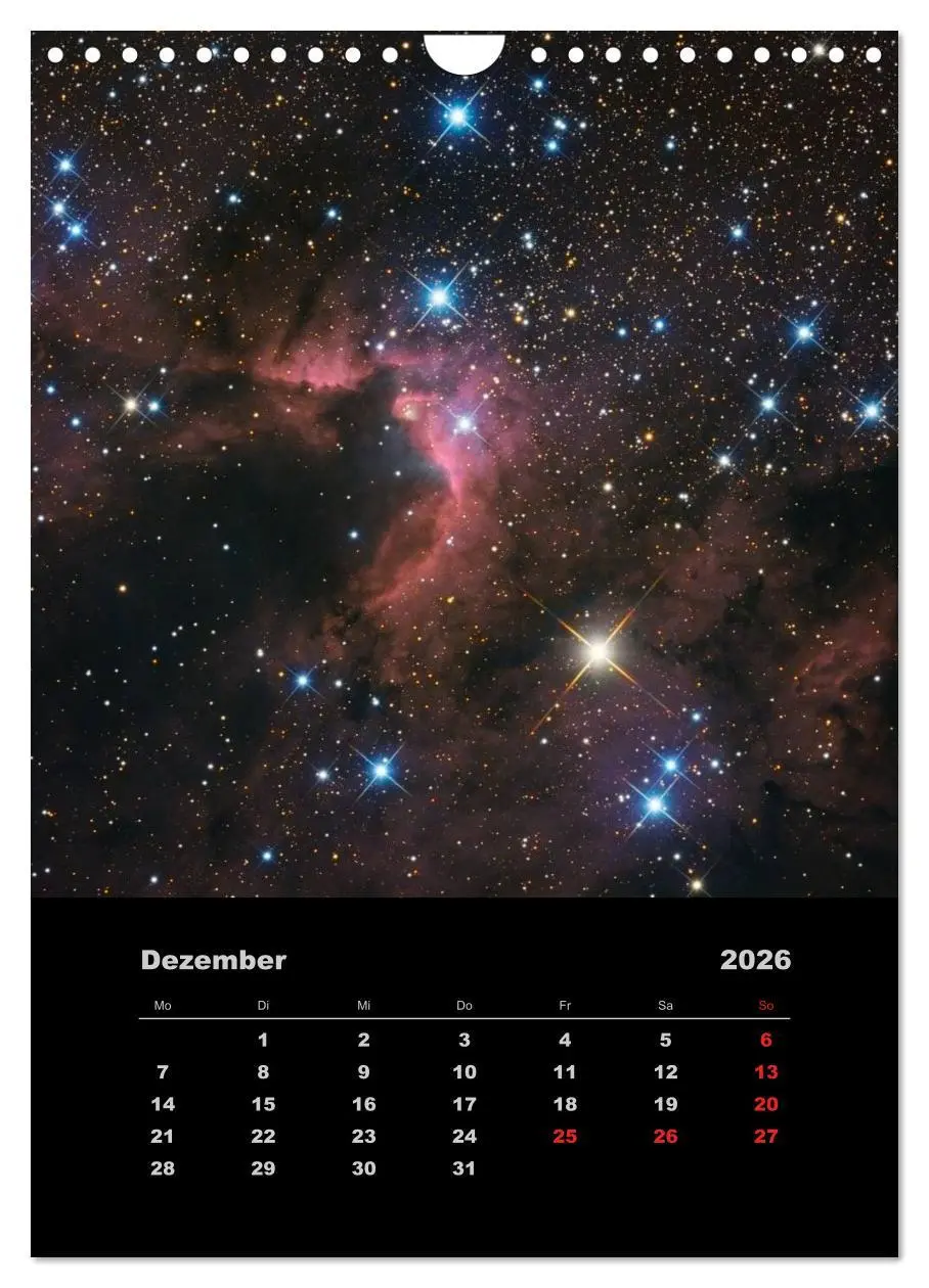 Bild: 9783516476088 | Astronomie 2026 (Wandkalender 2026 DIN A4 hoch), CALVENDO...