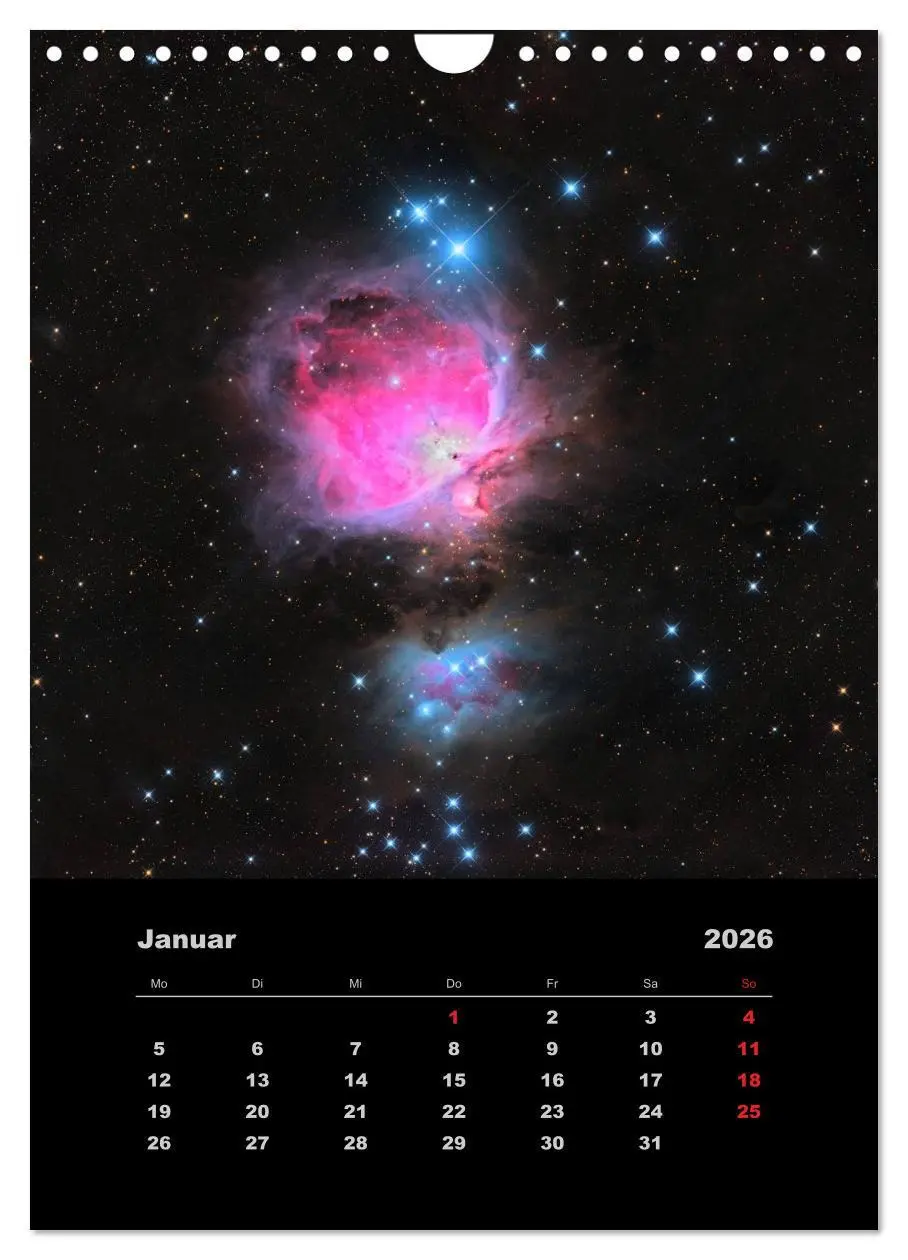 Bild: 9783516476088 | Astronomie 2026 (Wandkalender 2026 DIN A4 hoch), CALVENDO...