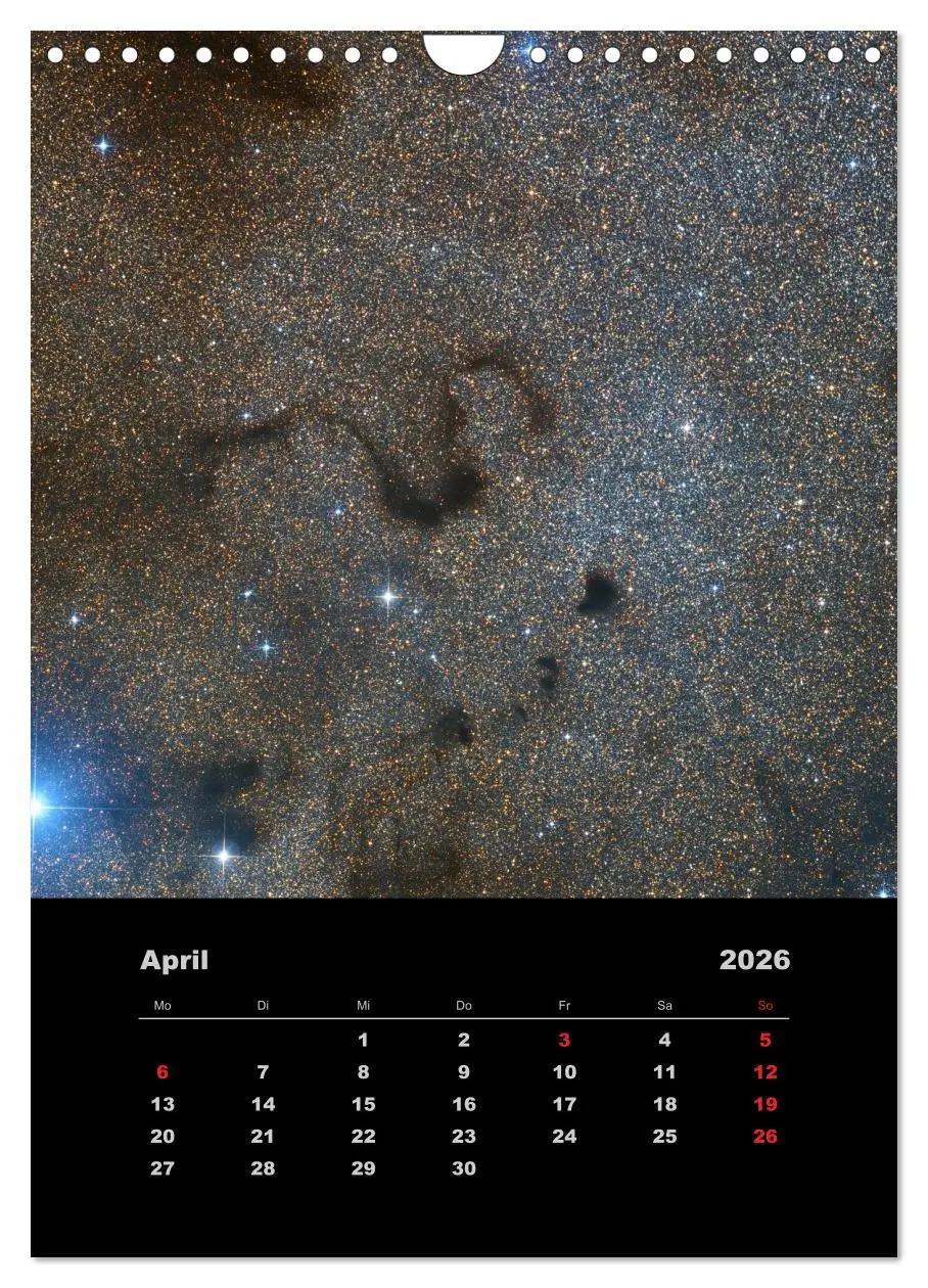 Bild: 9783516476088 | Astronomie 2026 (Wandkalender 2026 DIN A4 hoch), CALVENDO...