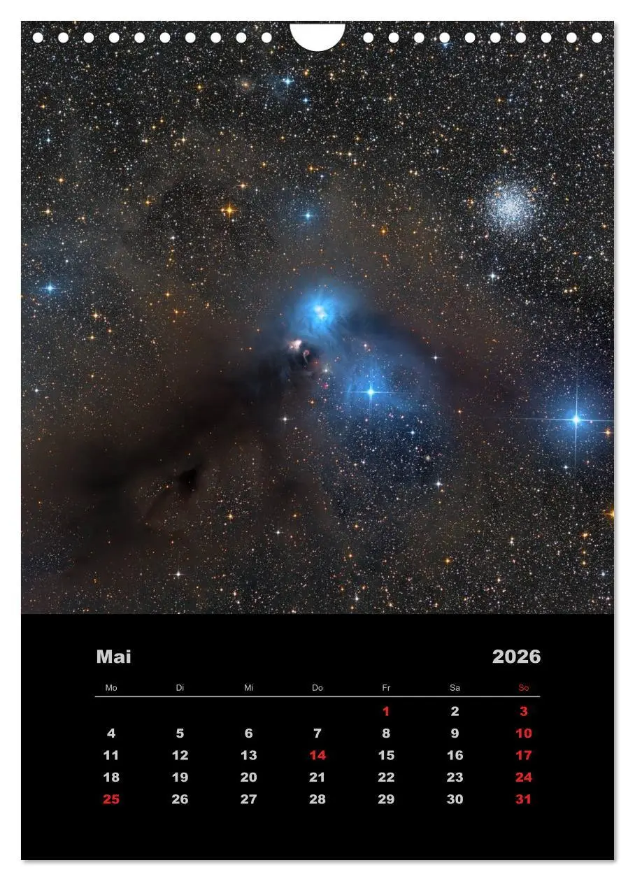 Bild: 9783516476088 | Astronomie 2026 (Wandkalender 2026 DIN A4 hoch), CALVENDO...