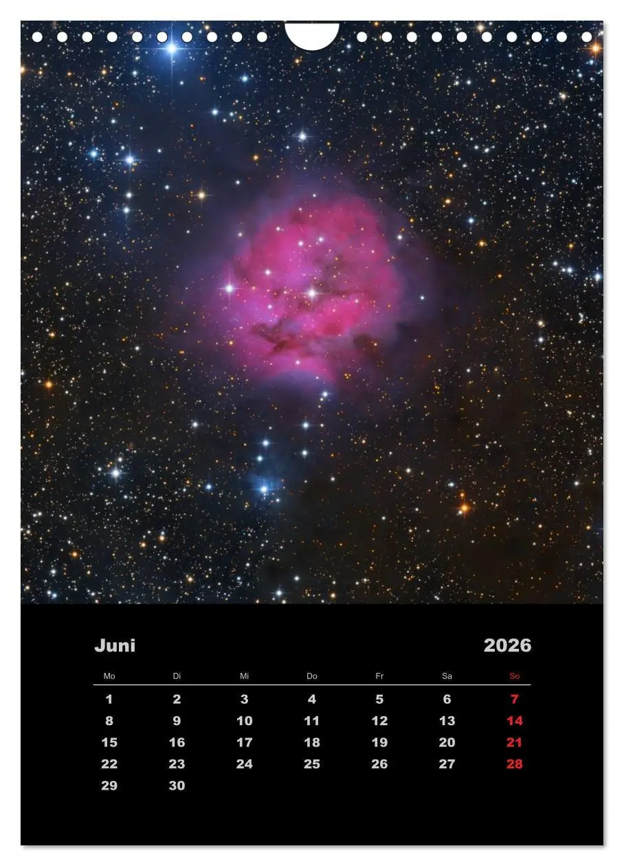 Bild: 9783516476088 | Astronomie 2026 (Wandkalender 2026 DIN A4 hoch), CALVENDO...