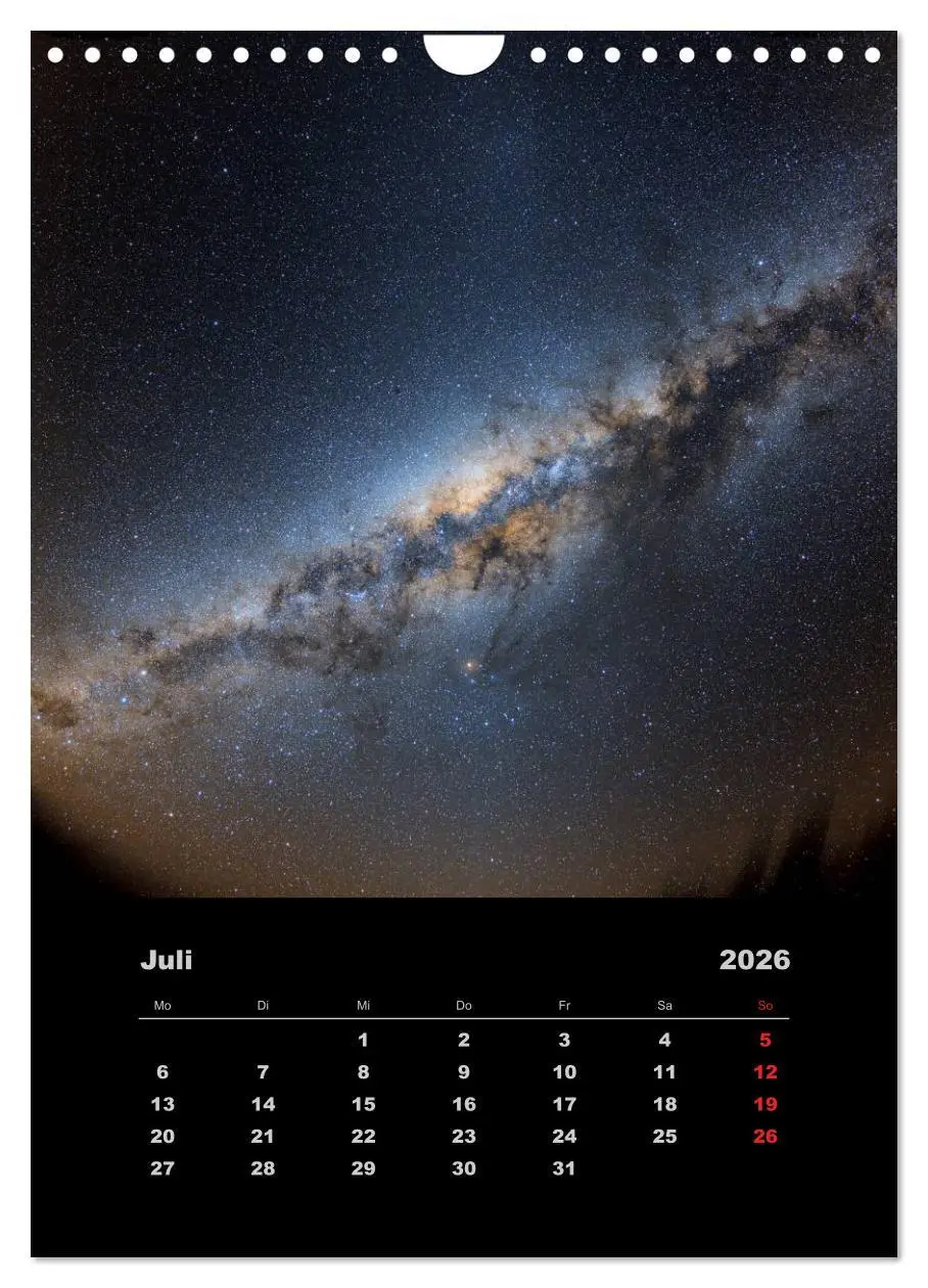 Bild: 9783516476088 | Astronomie 2026 (Wandkalender 2026 DIN A4 hoch), CALVENDO...