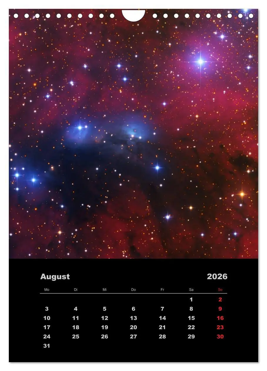 Bild: 9783516476088 | Astronomie 2026 (Wandkalender 2026 DIN A4 hoch), CALVENDO...