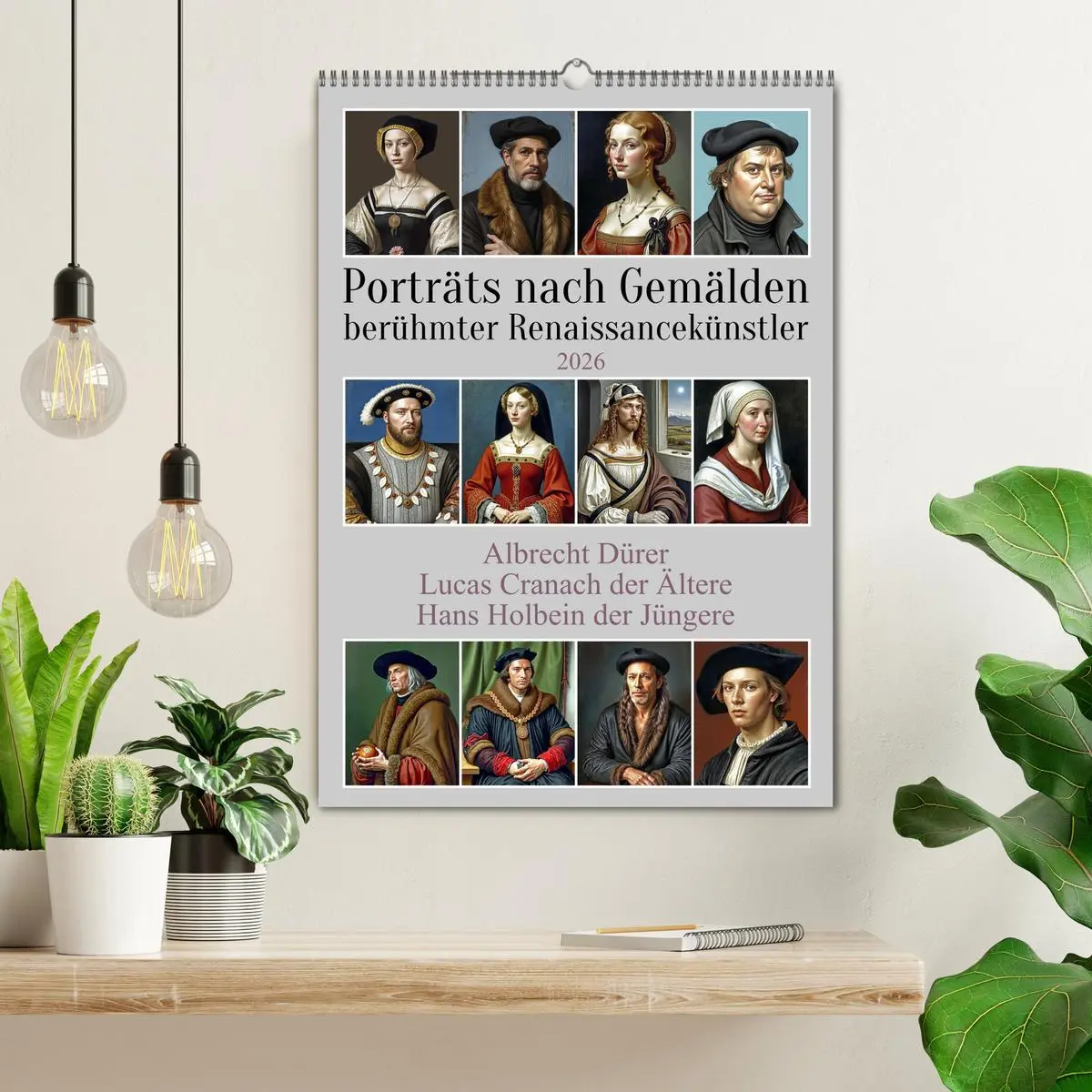 Bild: 9783516616088 | Porträts nach Gemälden berühmter Renaissancekünstler (Wandkalender...