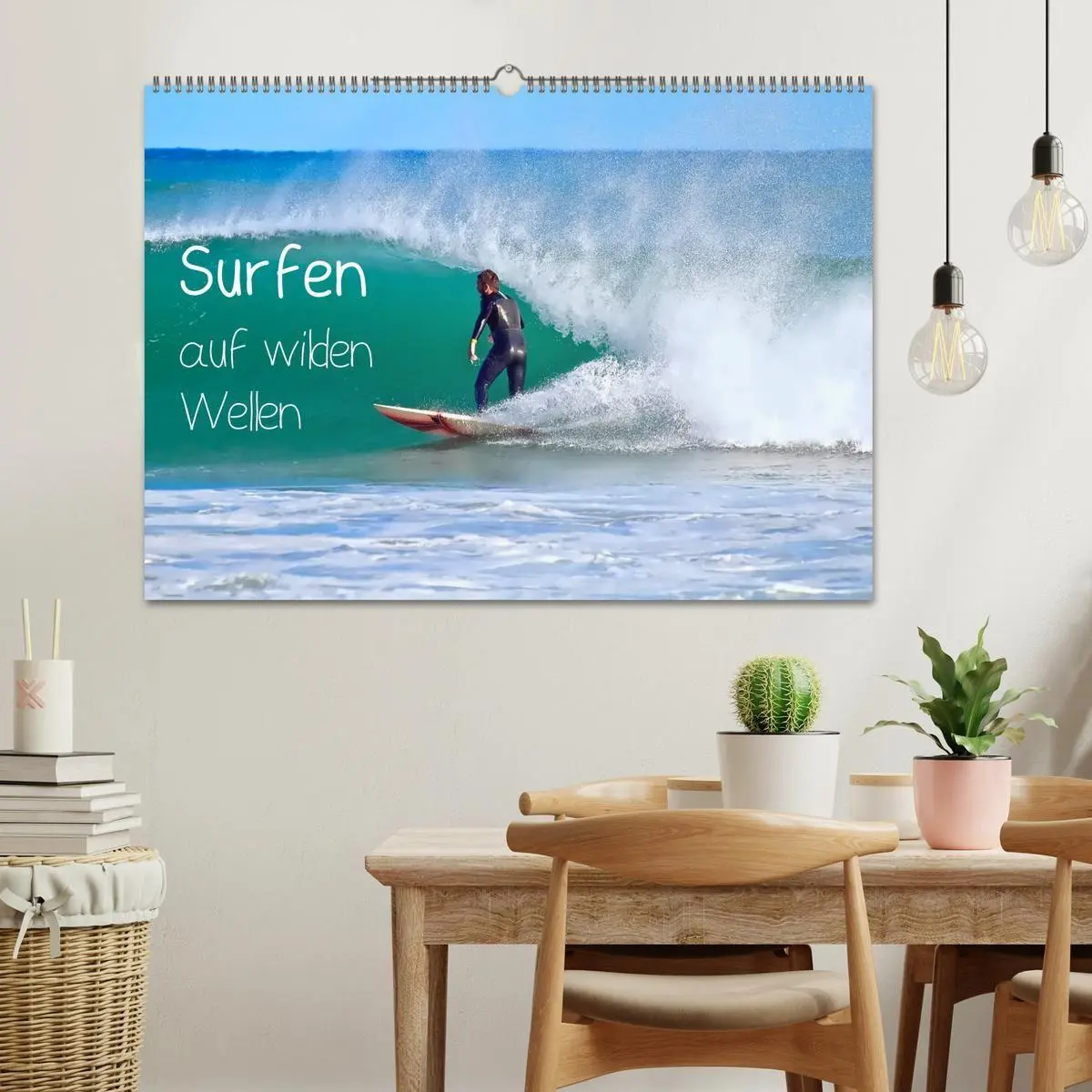 Bild: 9783569566088 | Surfen auf wilden Wellen (Wandkalender 2027 DIN A2 quer), CALVENDO...