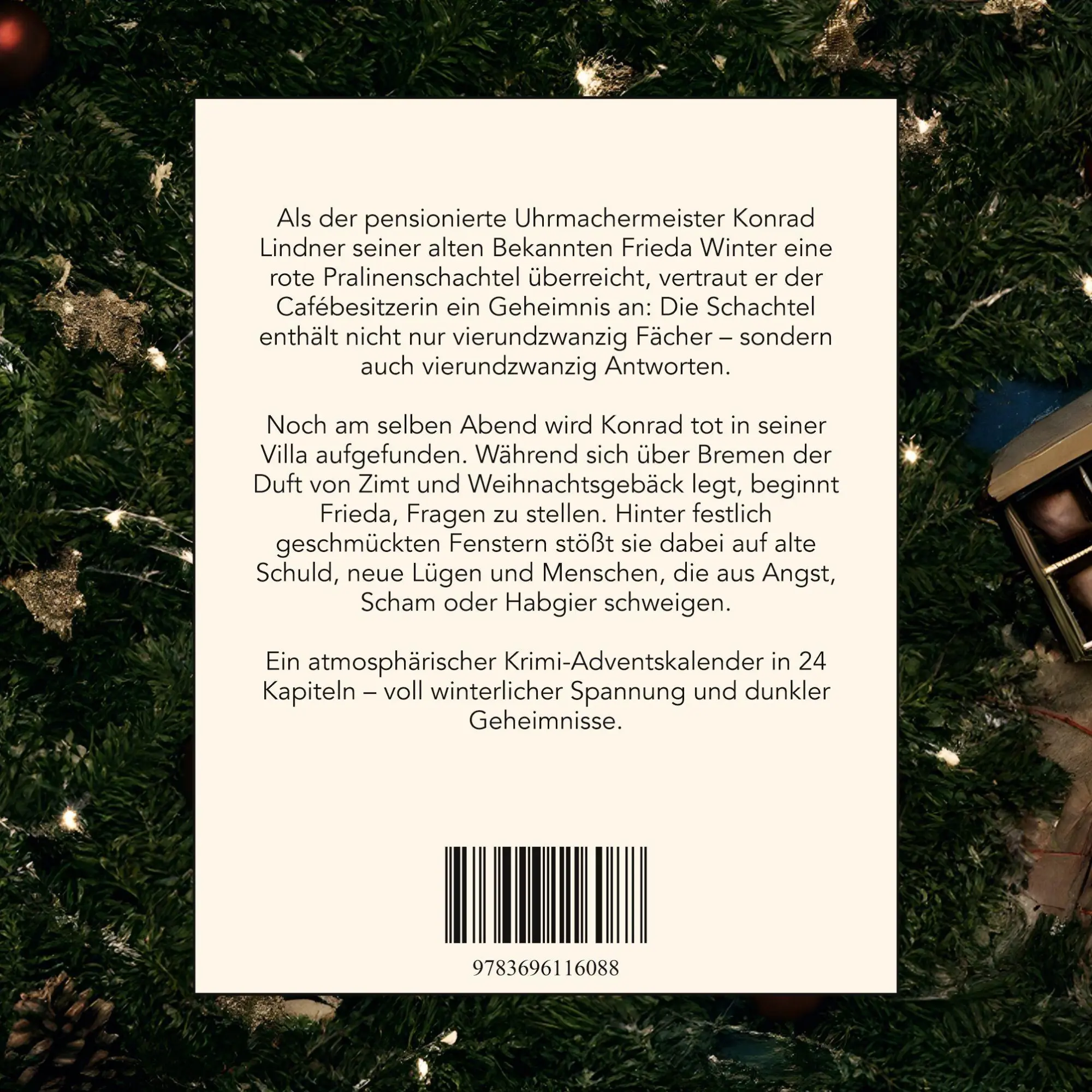 Rückseite: 9783696116088 | Mord in Bremen | Der Krimi-Adventskalender in 24 Akten | Jonas Schmidt
