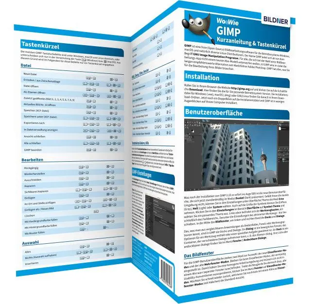 Cover: 9783832806088 | GIMP - Kurzanleitung &amp; Tastenkürzel | Ulrich Dorn | Taschenbuch | 6 S.