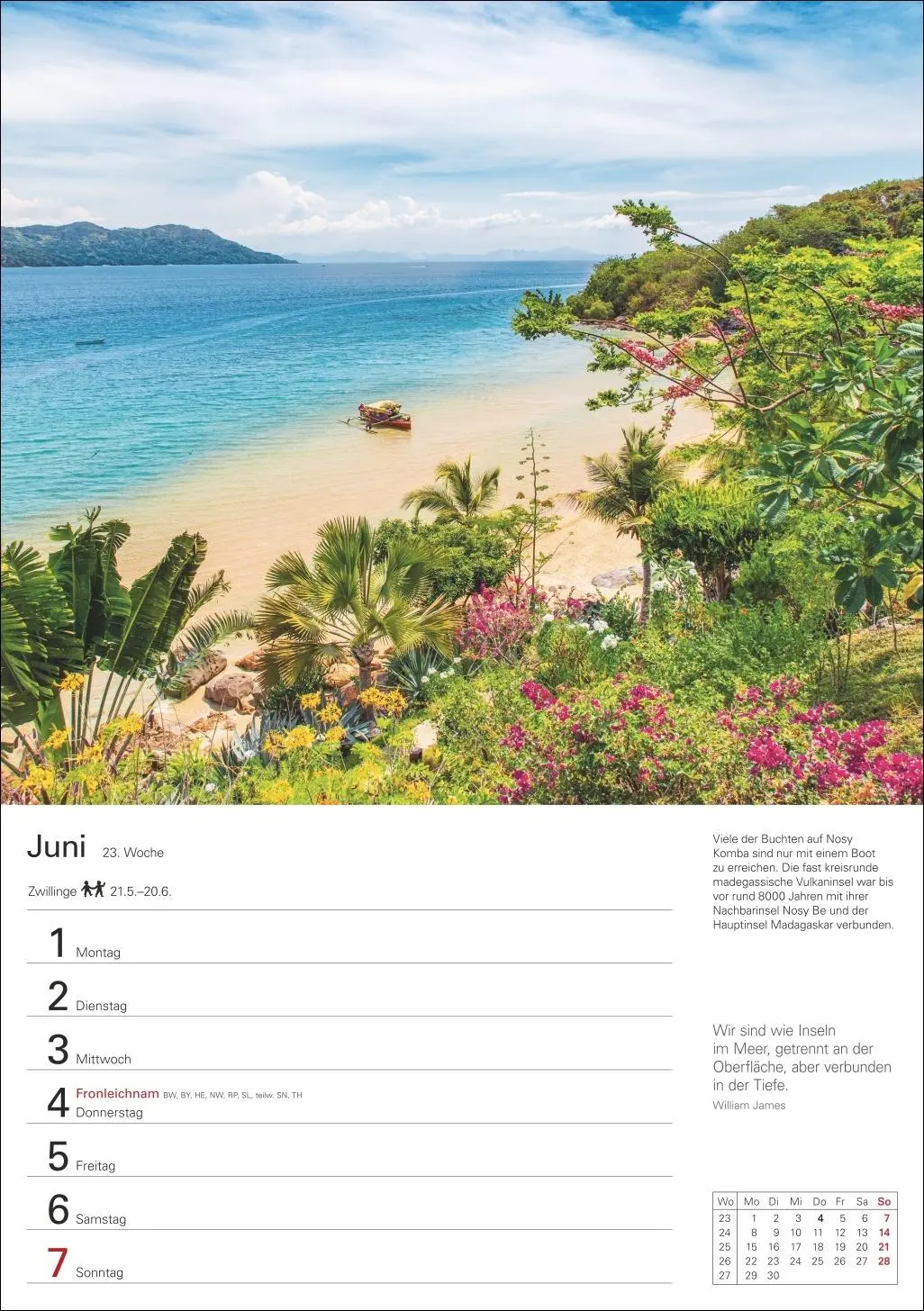 Bild: 9783840036088 | Trauminseln Wochenplaner 2026 - Eine Reise in 53 Bildern | Issel