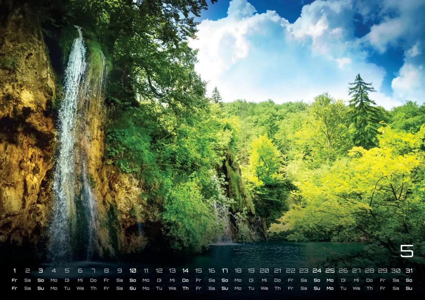 Bild: 9783986736088 | Wald - Erholung für Mensch und Tier - 2026 - Kalender DIN A3 | 15 S.
