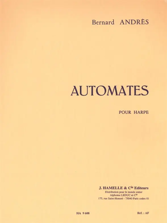 Cover: 9790230796088 | Automates | 12 Pieces en forme de Danses Anciennes | Bernard Andres