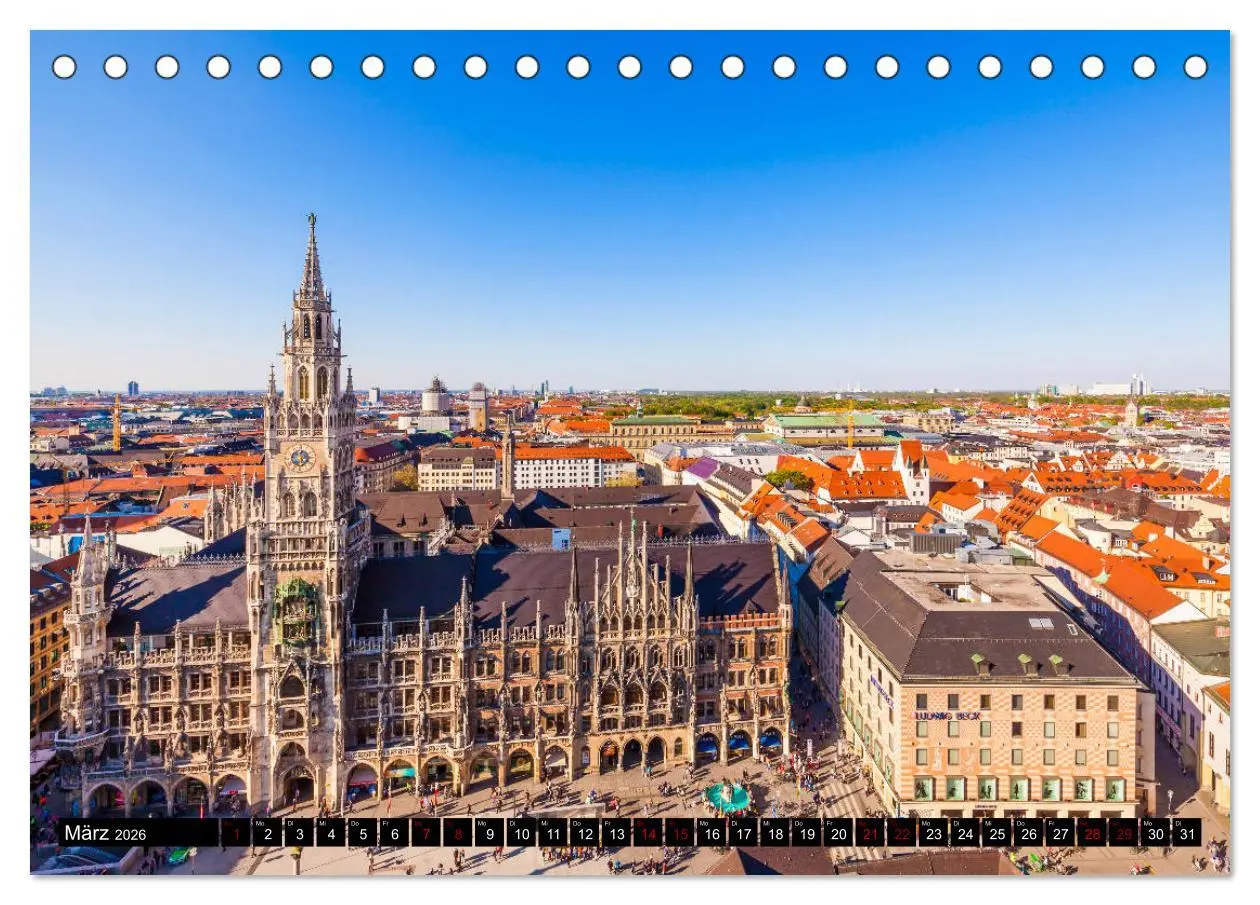 Bild: 9783457686188 | MÜNCHEN Impressionen einer Weltstadt (Tischkalender 2026 DIN A5...