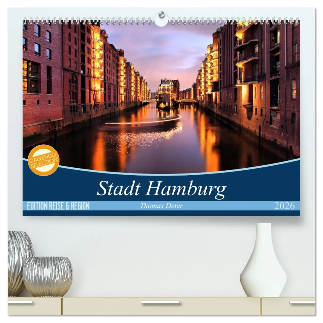 Cover: 9783516226188 | Stadt Hamburg (hochwertiger Premium Wandkalender 2026 DIN A2 quer),...