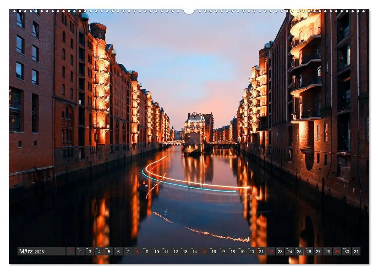 Bild: 9783516226188 | Stadt Hamburg (hochwertiger Premium Wandkalender 2026 DIN A2 quer),...