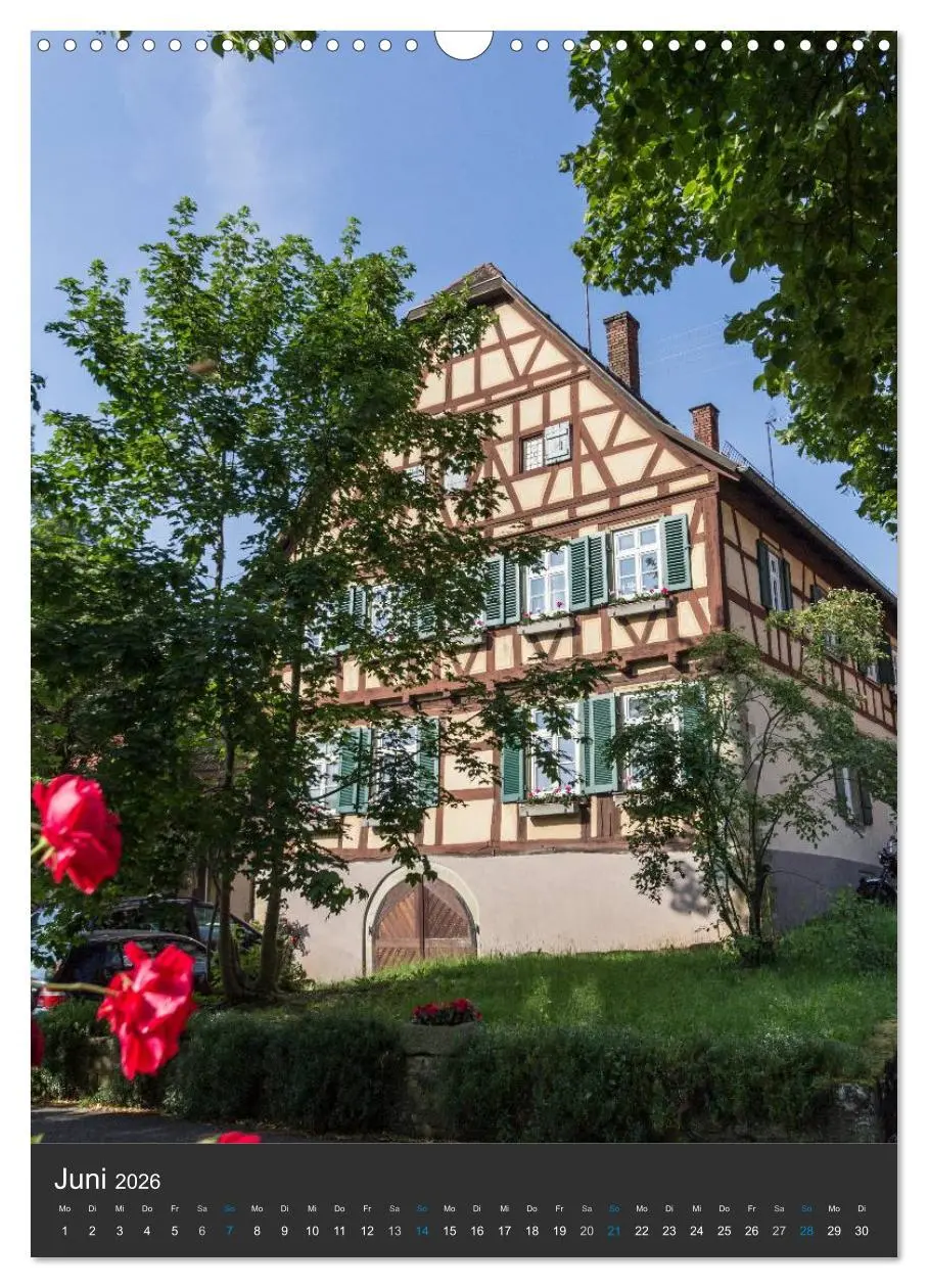 Bild: 9783516466188 | Strümpfelbach - Fachwerkhäuser (Wandkalender 2026 DIN A3 hoch),...