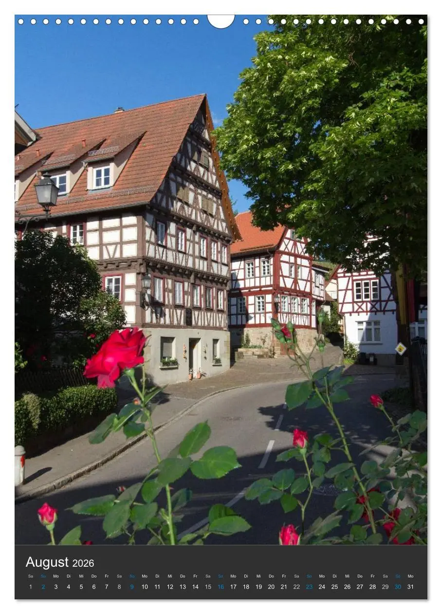 Bild: 9783516466188 | Strümpfelbach - Fachwerkhäuser (Wandkalender 2026 DIN A3 hoch),...