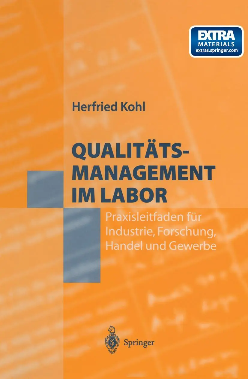 Cover: 9783642646188 | Qualitätsmanagement im Labor | Herfried Kohl | Taschenbuch | xiv
