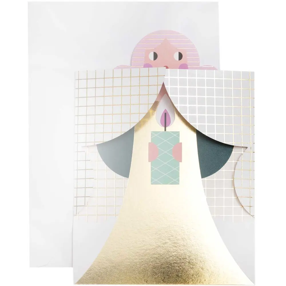 3D-Karte, Xmas In Air_Petrol/Pink FSC Mix