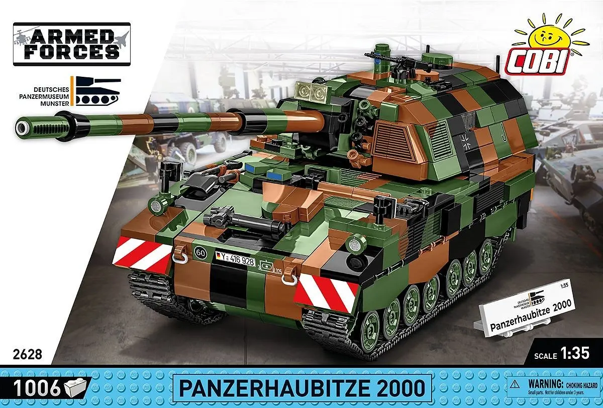 Cover: 5902251026288 | COBI Armed Forces 2628 - Panzerhaubitze 2000, 1002 Klemmbausteine