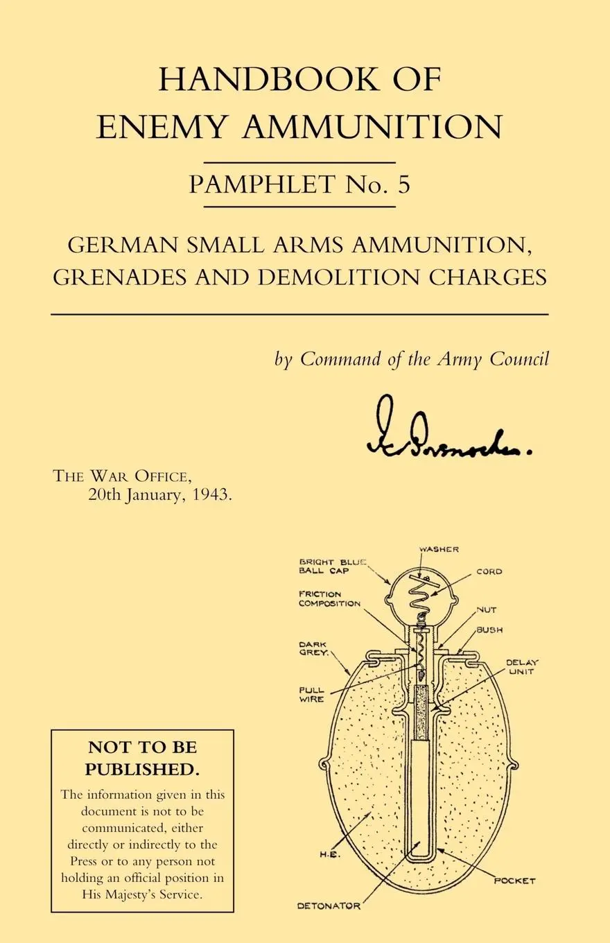 Cover: 9781843426288 | HANDBOOK OF ENEMY AMMUNITION | War Office 20 Jan 1943. | Taschenbuch