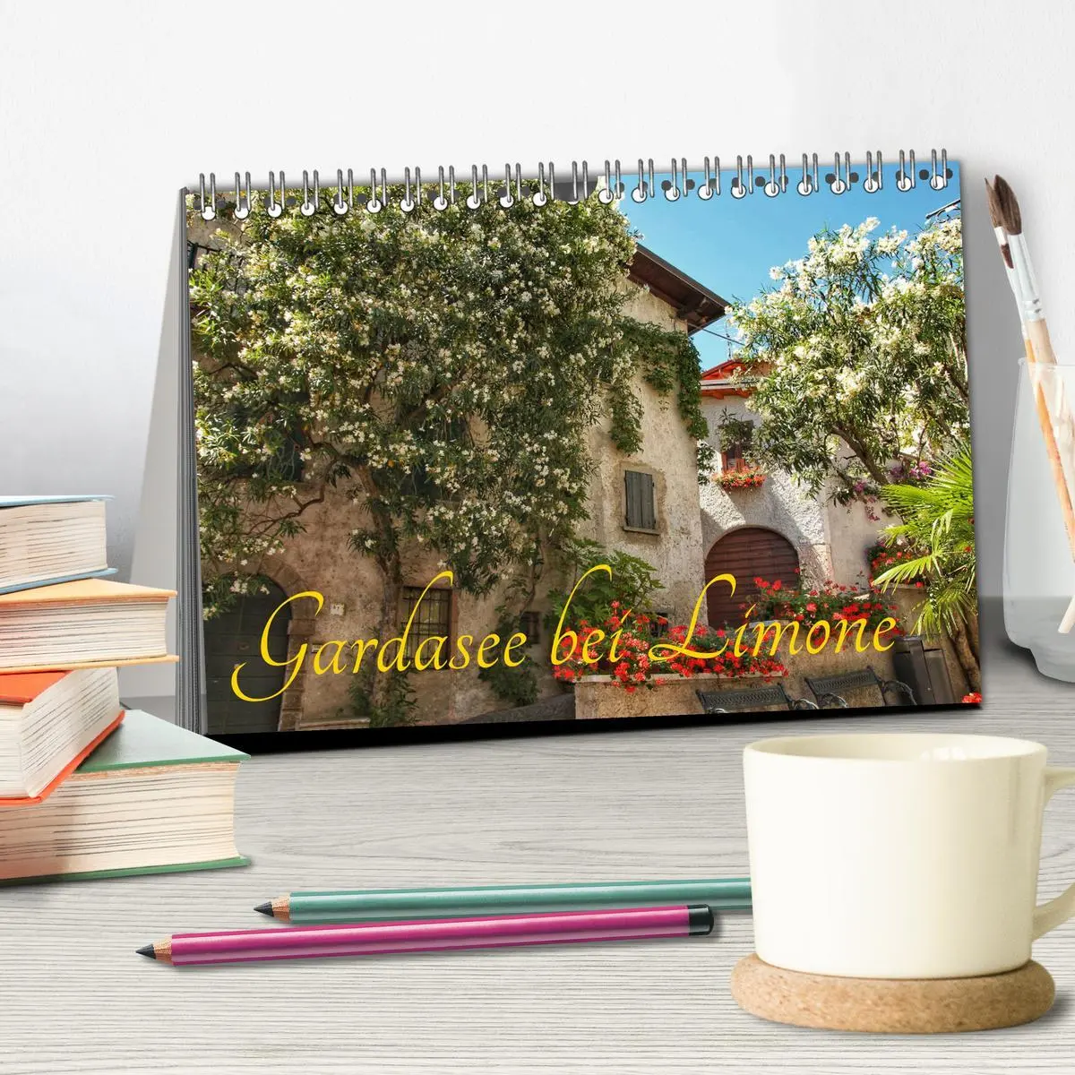 Bild: 9783457436288 | Gardasee bei Limone (Tischkalender 2026 DIN A5 quer), CALVENDO...