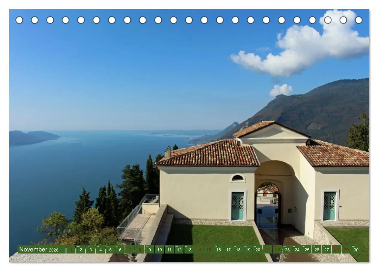 Bild: 9783457436288 | Gardasee bei Limone (Tischkalender 2026 DIN A5 quer), CALVENDO...