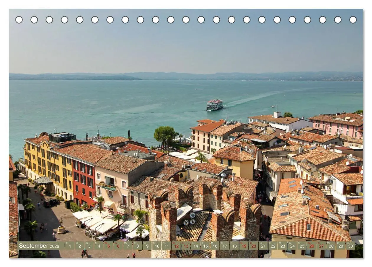 Bild: 9783457436288 | Gardasee bei Limone (Tischkalender 2026 DIN A5 quer), CALVENDO...