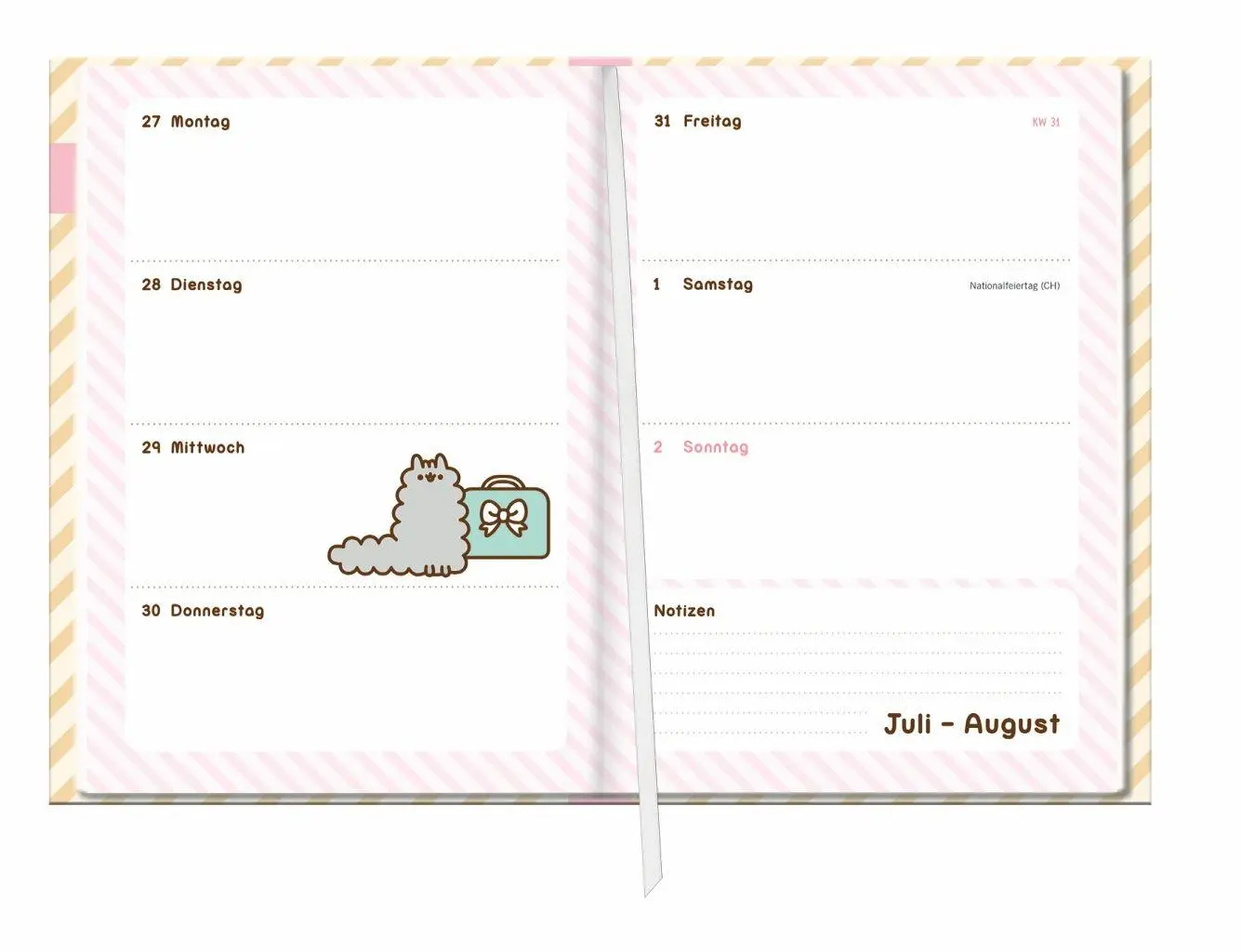 Bild: 9783756416288 | Pusheen 17-Monats-Kalenderbuch A5 2027 - 17 Monate. Von August 2026...