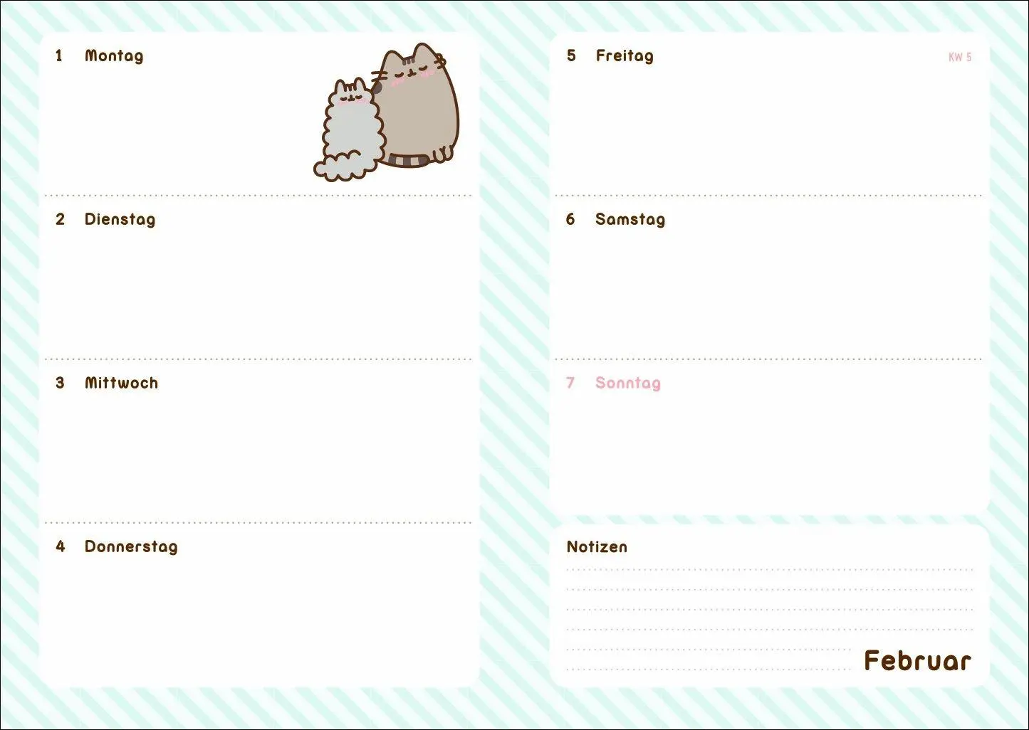 Bild: 9783756416288 | Pusheen 17-Monats-Kalenderbuch A5 2027 - 17 Monate. Von August 2026...