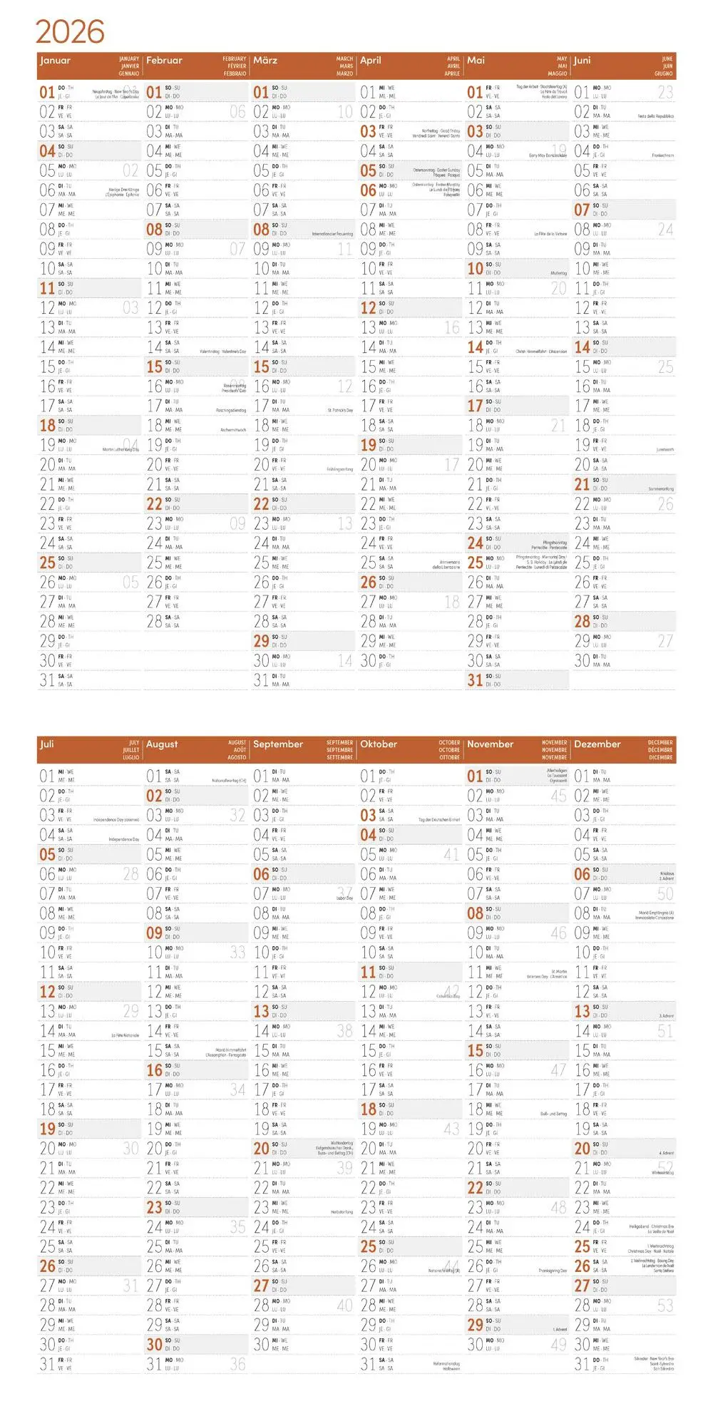 Bild: 9783838446288 | Elefanten Kalender 2026 - 30x30 | Ackermann Kunstverlag GmbH | 28 S.