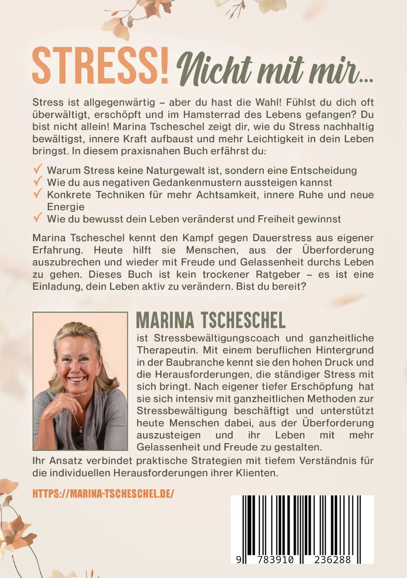 Rückseite: 9783910236288 | Stress! Nicht mit mir... | Entdecke das Geheimnis deiner inneren Kraft