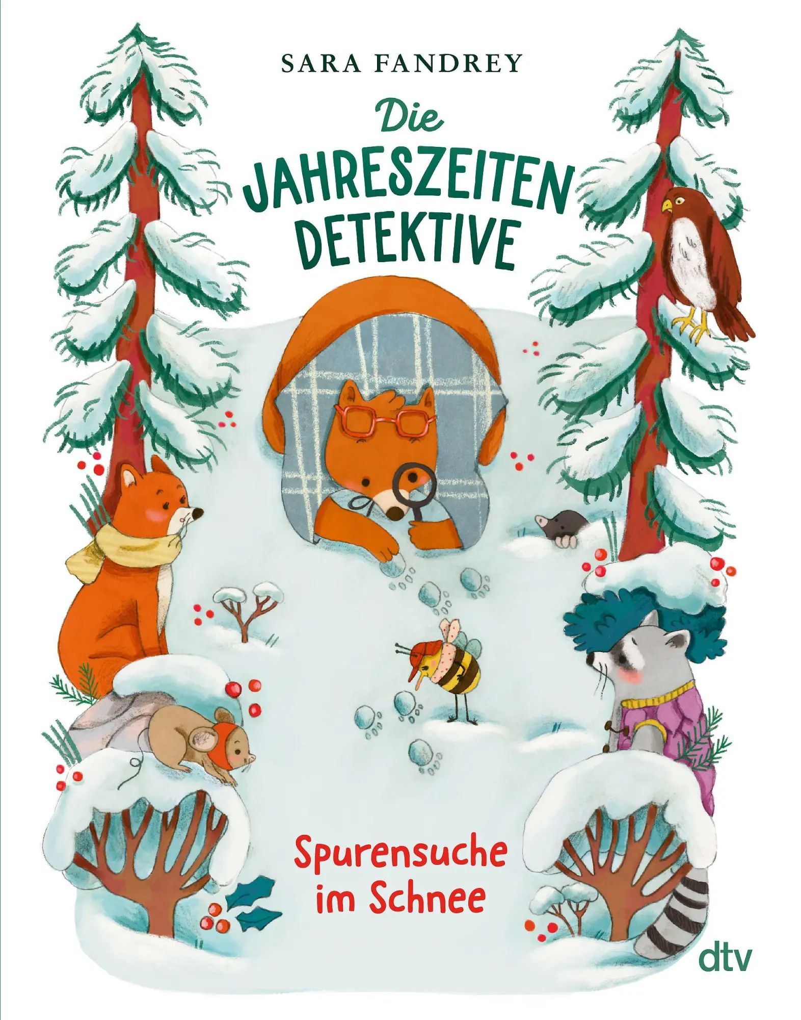 Cover: 9783423766388 | Die Jahreszeiten-Detektive - Spurensuche im Schnee | Sara Fandrey