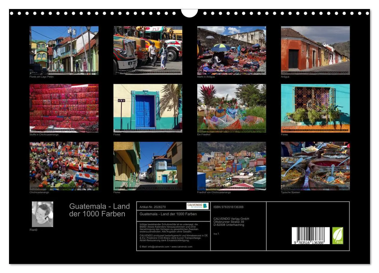 Bild: 9783516136388 | Guatemala - Land der 1000 Farben (Wandkalender 2026 DIN A3 quer),...